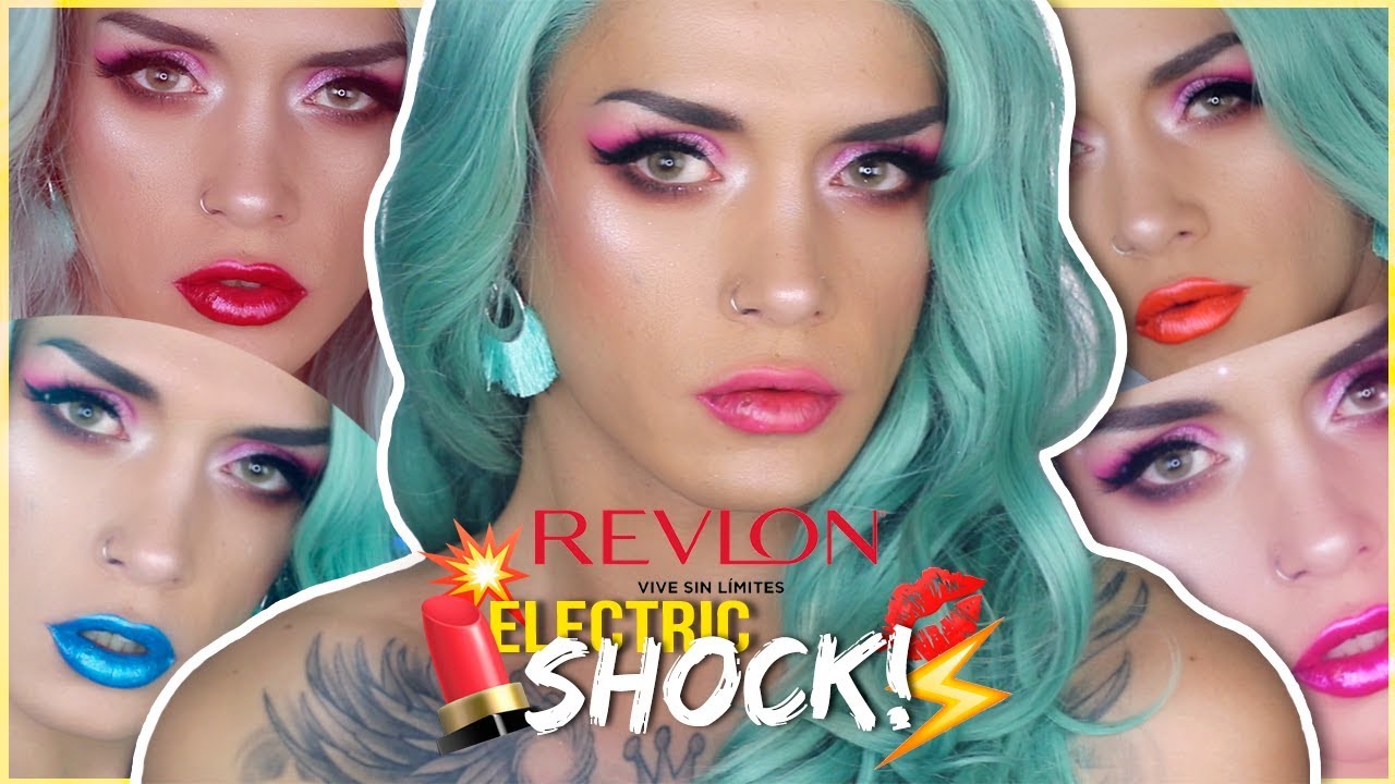 PROBANDO LIPSTICKS ELÉCTRICOS ⚡ (Revlon: Electric Shock) - Genn Taft