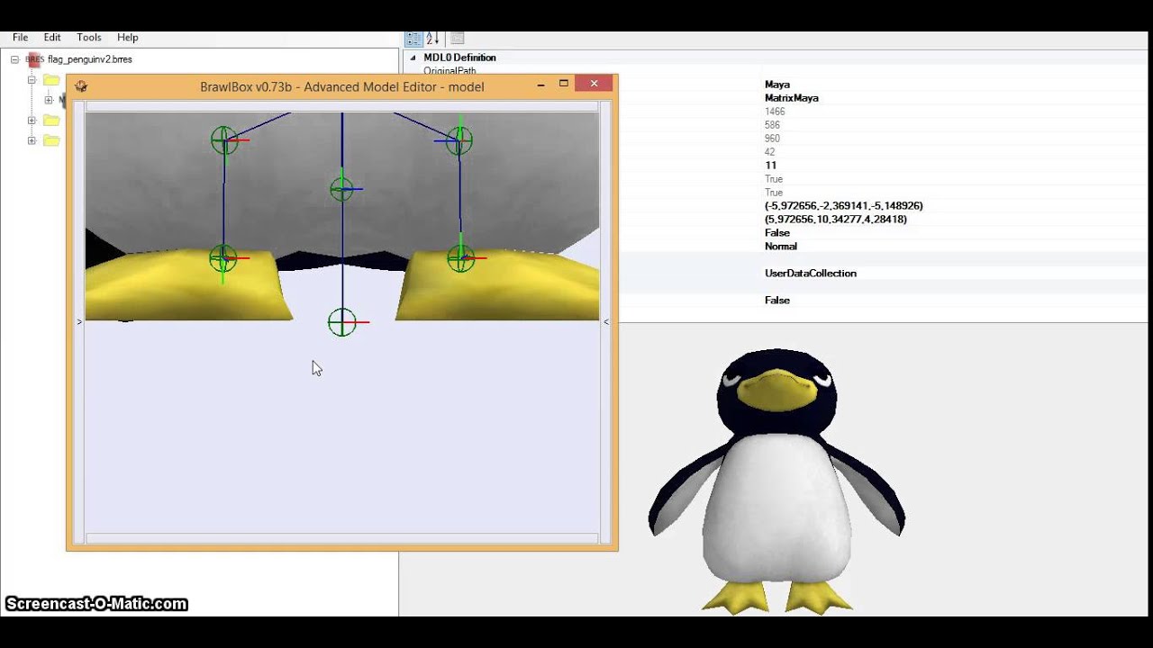 [Old] [MKWii] BackModel.szs (flag.brres) Position set up tutorial