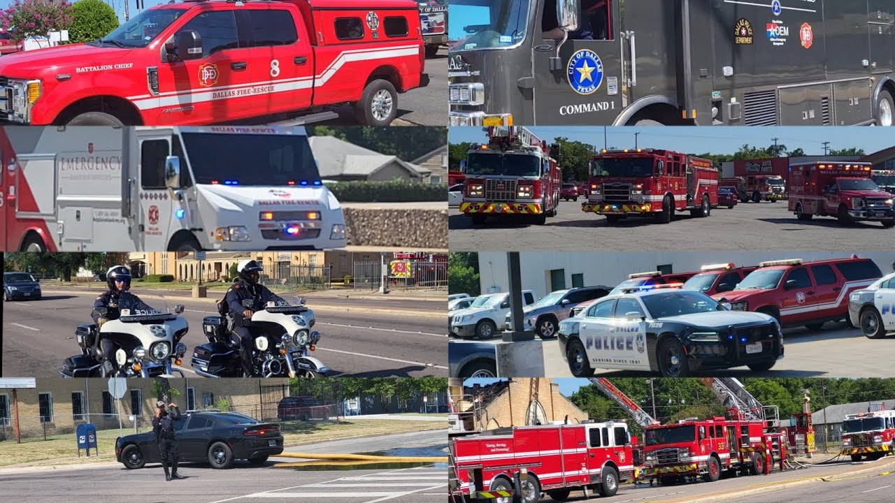 HUGE RESPONSE: Dallas 6 Alarm Structure Fire | Church Fire in Dallas 7/18/23