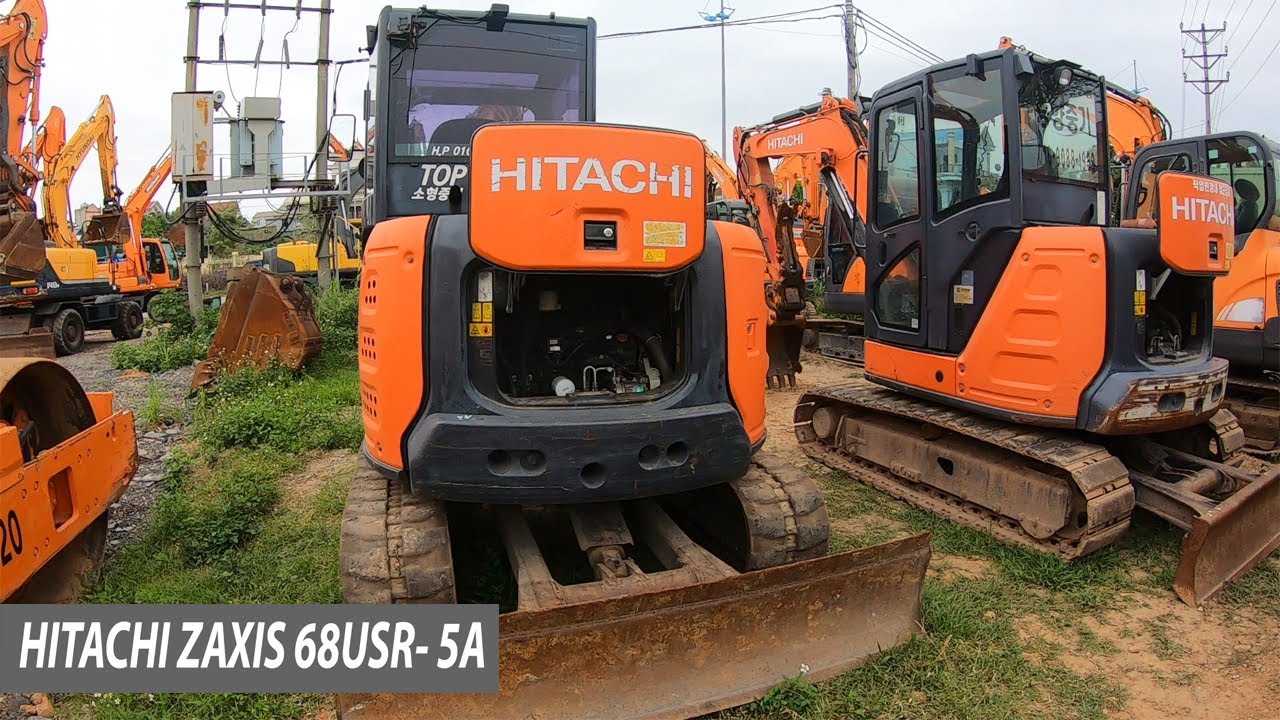 Tìm Hiểu Nhanh Cắp Đôi Máy Xúc HITACHI ZAXOS 68USR-5A Đầy Đủ Tiện Ích | Xuân Mạnh Vlogs