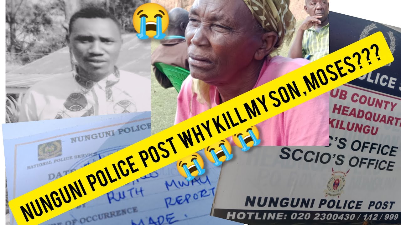 Uui!!😭 Nunguni police post  mmeua mtoto wangu ,,Ruth Mwau from kisekini  kilungu cries for #justice😭