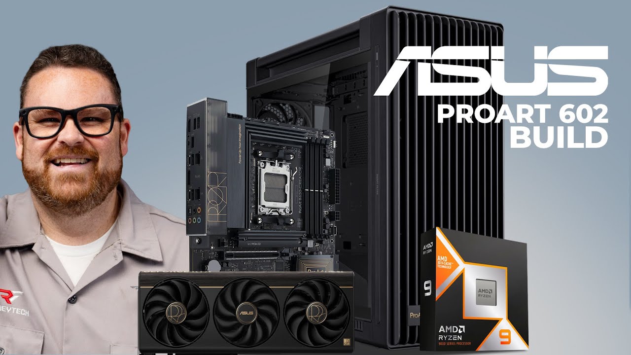 The ASUS ProArt PA602 Creator PC Build (Ryzen 9 9950x3D / RTX 5080)