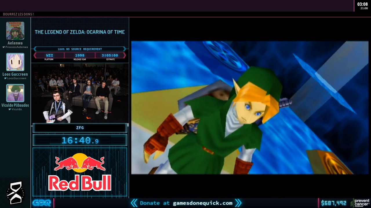 The Legend of Zelda: Ocarina of Time en 2:50:12 (100% No Source Requirement) [AGDQ2020]