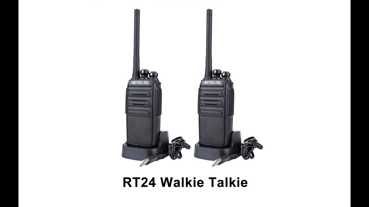 Walkie Talkie RT24 PMR Retevis Two Way Radio Long Range Walkie-Talkies