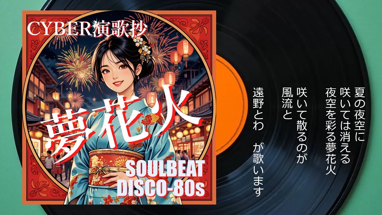 『夢花火 〜サイバー演歌抄〜』夏の夜空に咲いては消える、夜空を彩る夢花火『SOULBEAT-DISCO80s-ENKA』