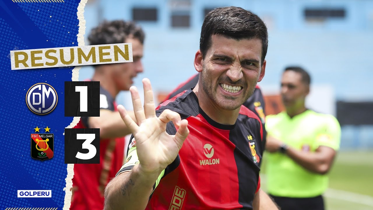Resumen: Deportivo Municipal vs FBC Melgar (1-3) #LIGA1BETSSONXGOLPERU