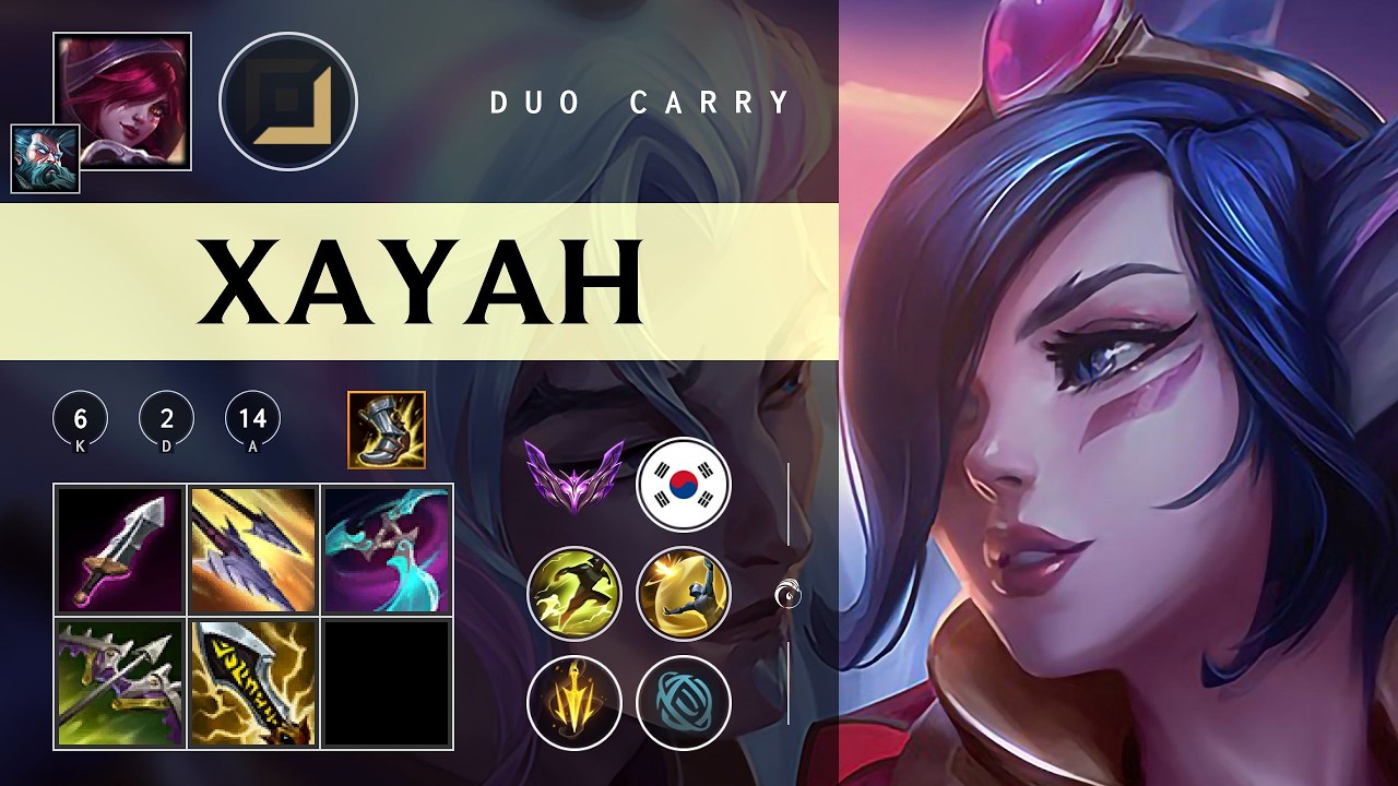 Xayah ADC vs Ezreal - KR Master Patch 26.03