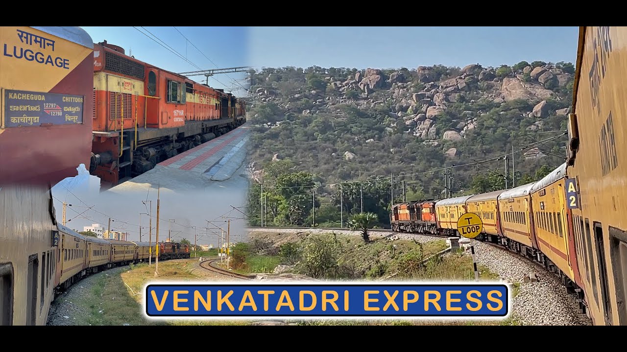 KACHEGUDA to CHITTOOR : Onboard 12797 VENKATADRI Express | Last Diesel Days