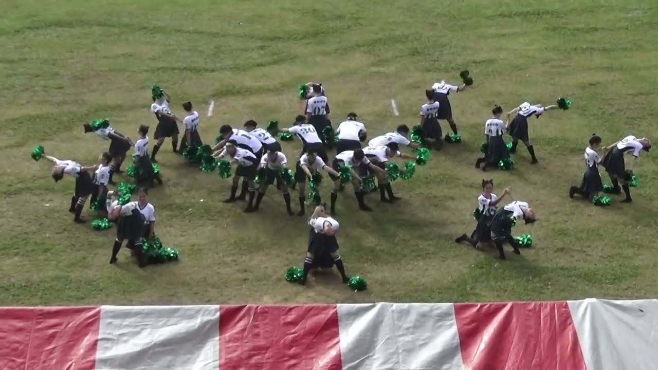 2018 古来宽中运动会绿队啦啦队