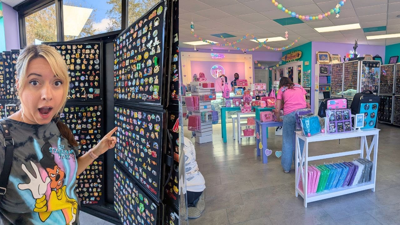 Disney Pin Shopping at Pin HQ in Winter Garden Florida! Rare and Unique Pins!