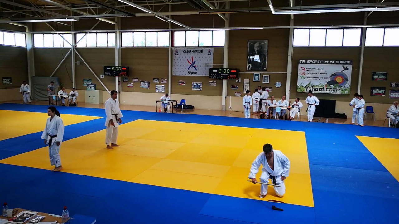 Examen ceinture noire 1 DAN JUJITSU UV1 KATA GOSHIN JITSU