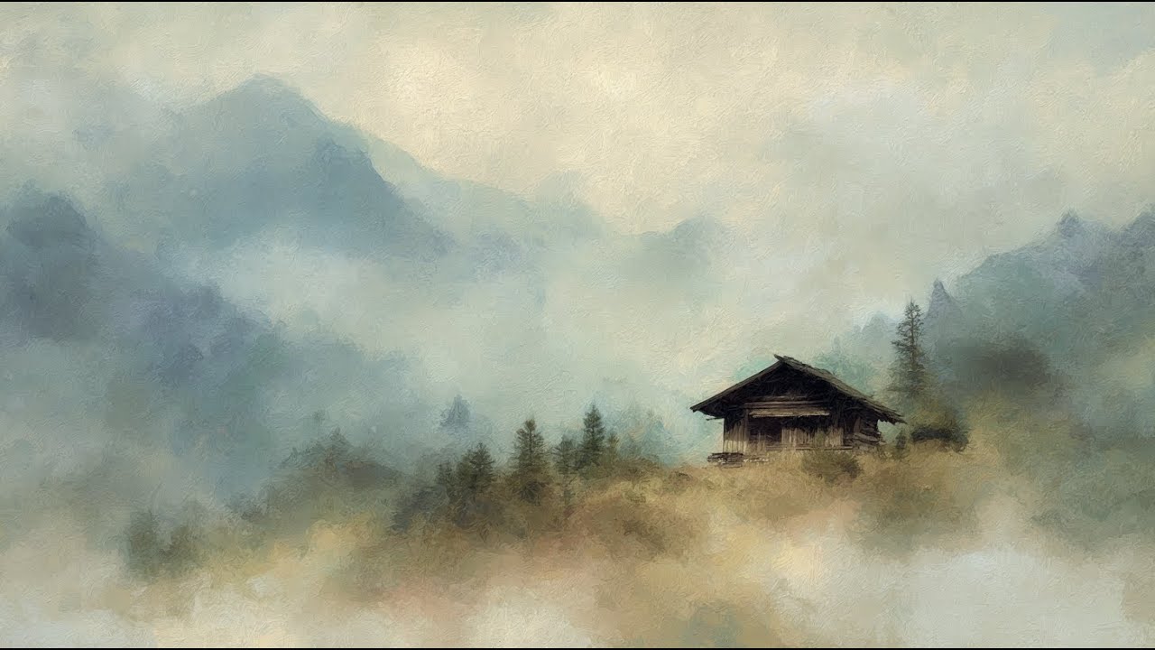 Gentle Space Around the Mountain Hut • Ambient Meditation • 1 Hour