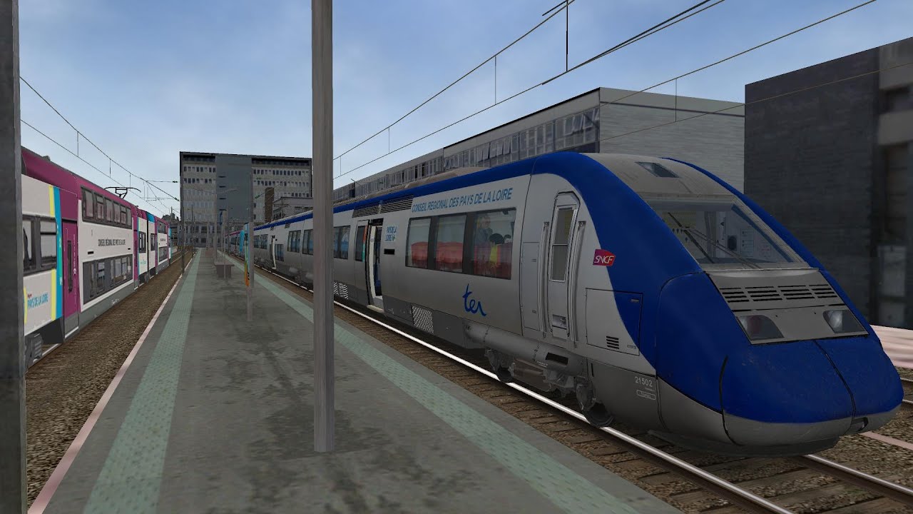 TER CABRIDE NANTES - TOURS en Z21500 (V200 jusqu'à Angers ) [ORTS]