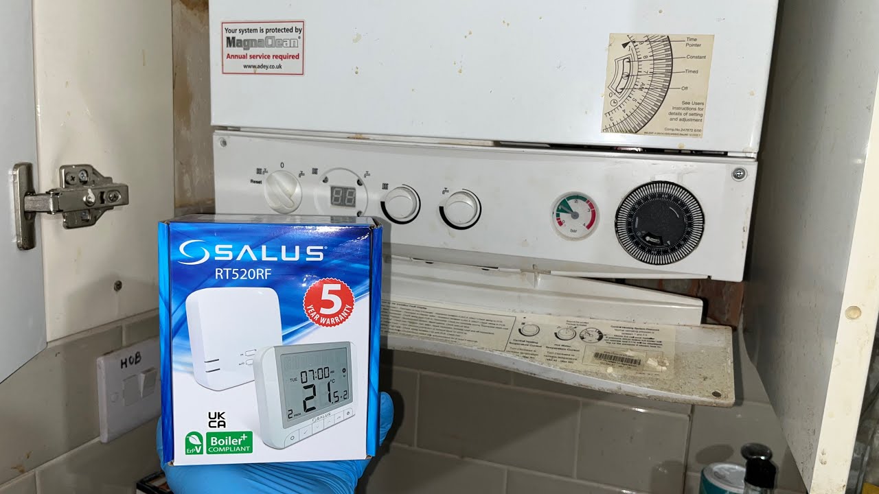 Установка термостата Salus за 10 минут | Baxi Main Eco Elite