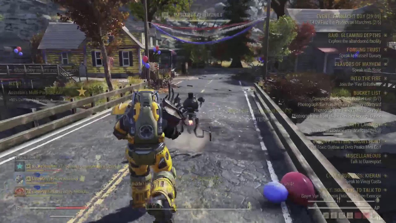 Fallout76 | ill keep going 7pm Fasnacht event 🐺