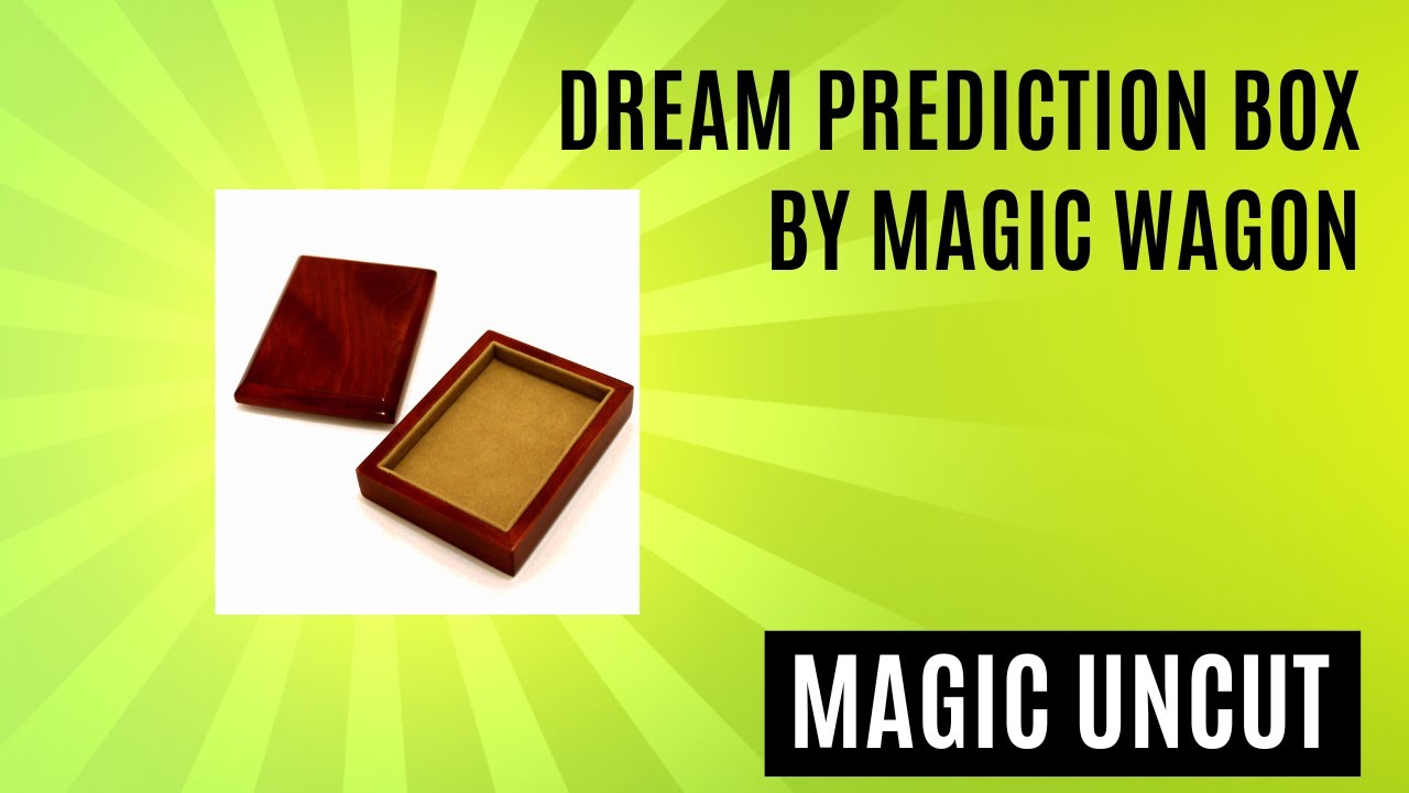 Dream Prediction Box by Magic Wagon #magic