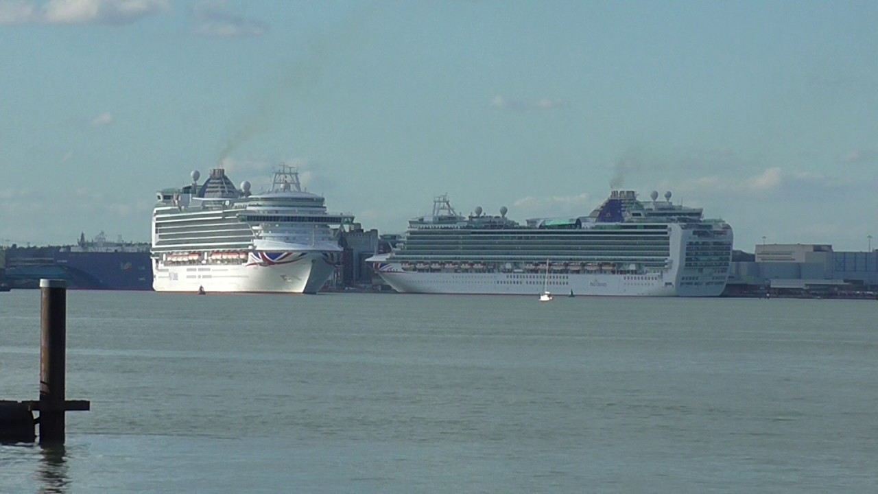 Azura Leaving Southampton