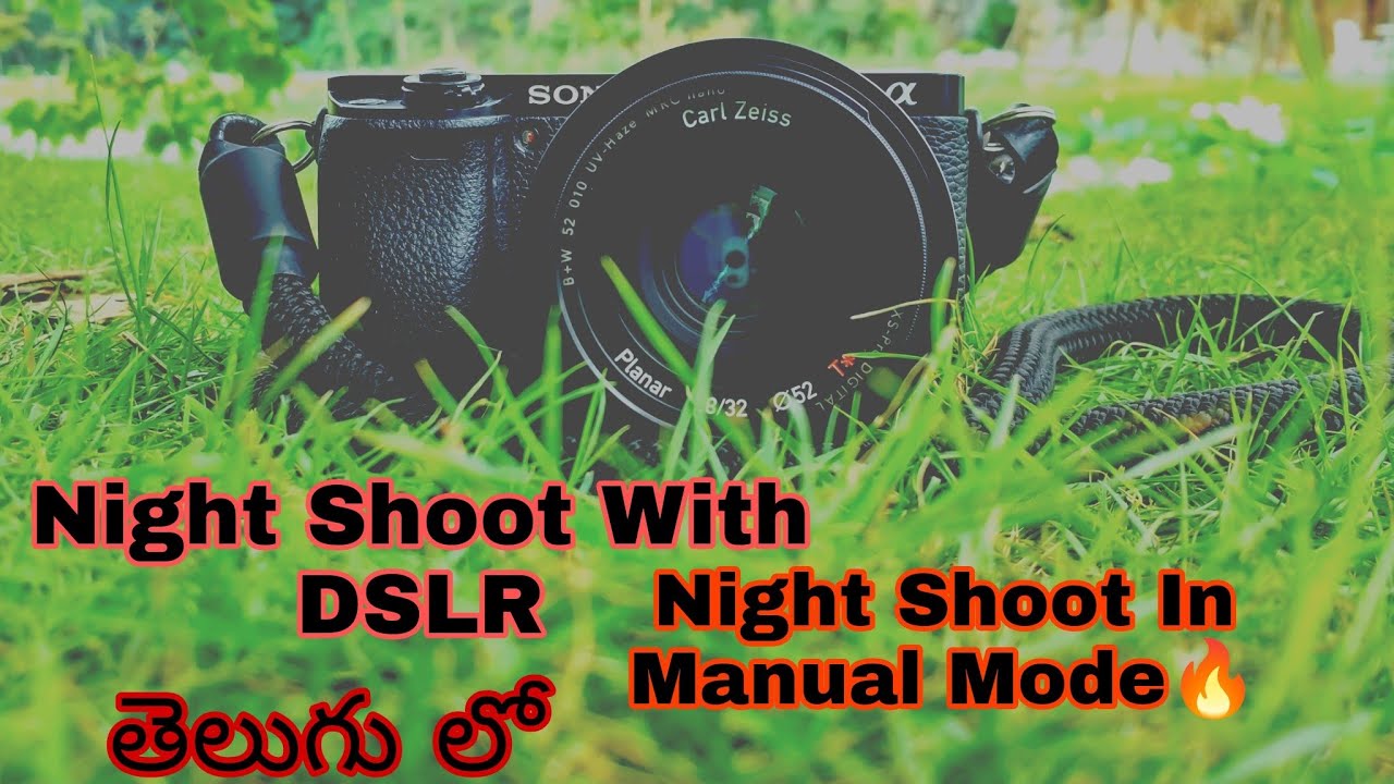 Night Shoot with DSLR by using manual mode for beginners || Manual Mode shoot in Telugu | subscribe
