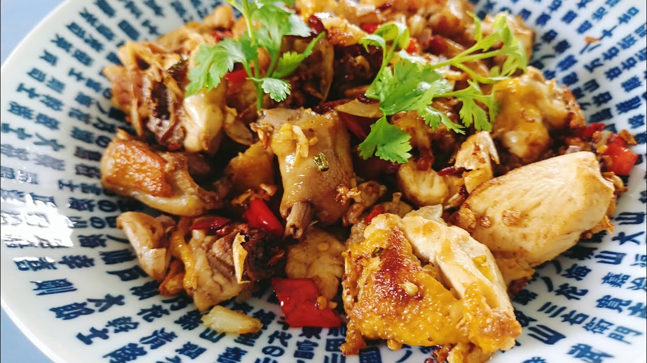 2 seasoning fried chicken with chilli and garlic recipe- Thai cooking class