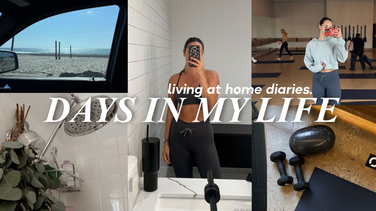 LIVING AT HOME DIARIES: fall trader joes haul, pilates, closet cleanout, hollister fall haul