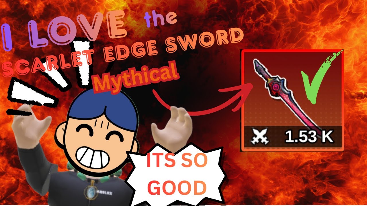 Playing Roblox dungeon hunters with the scarlet edge sword!!