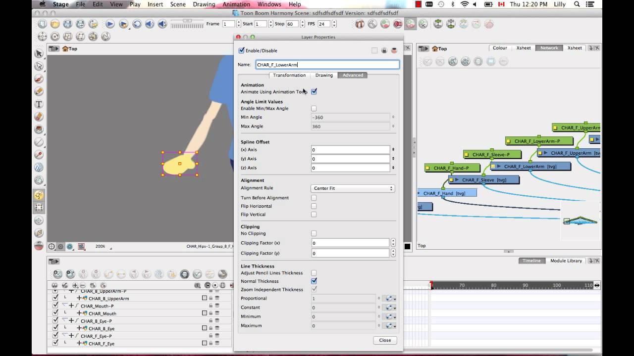 Toon Boom Tip #39 Importing a Character from Photoshop and Rigging it.