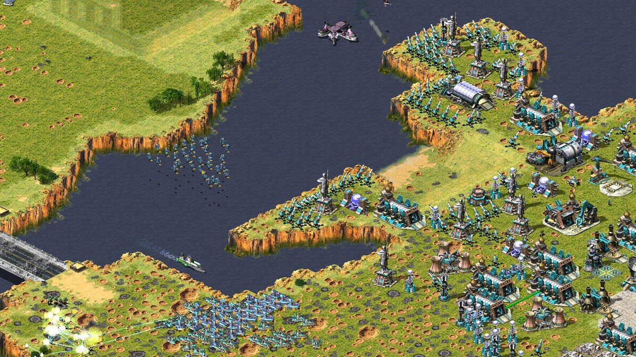 Red Alert 2 | Extra hard AI | World War 6 Map | Russia vs 7 random | soviet