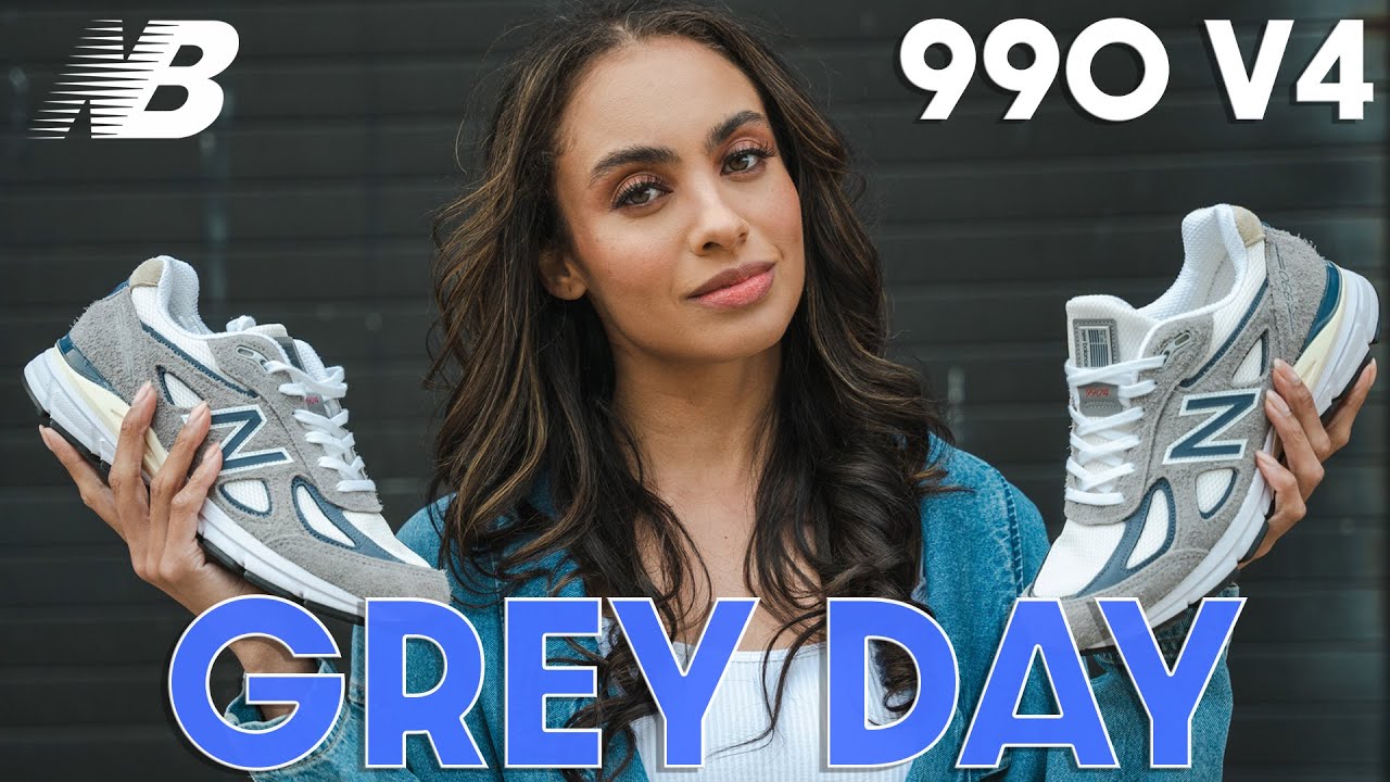 A CLASSIC RETURNS! New Balance 990v4 GREY DAY On Foot Review and How to Style (Outfits)