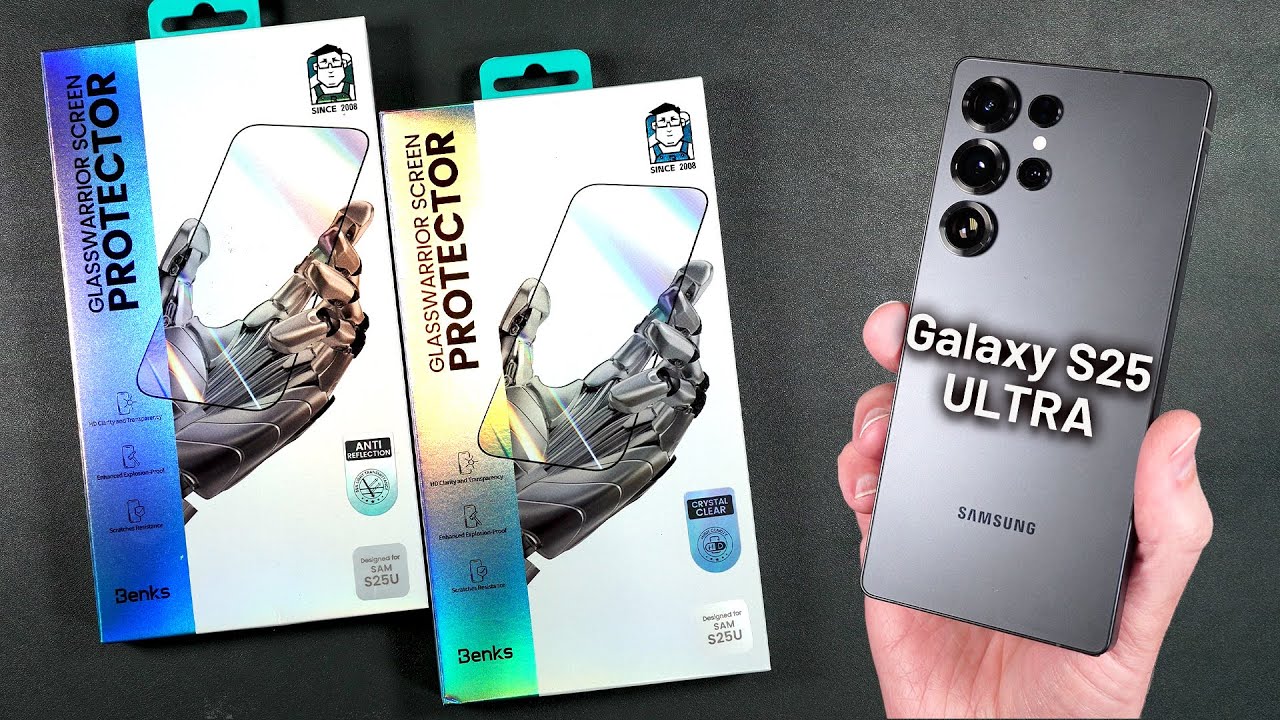 Galaxy S25 ULTRA BENKS GlassWarrior HD & AR Drop & Scratch TESTED!