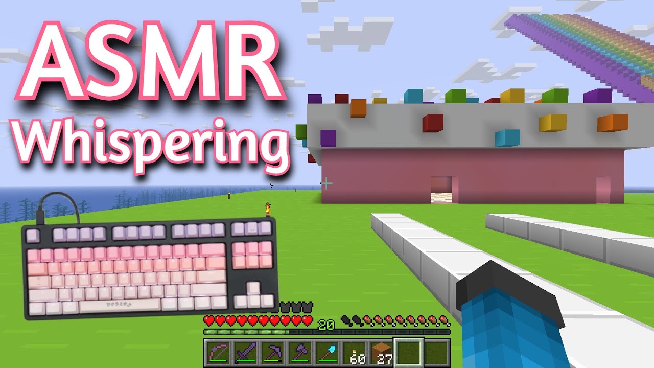 ASMR Gaming | MINECRAFT SURVIVAL WHISPERING (153) | Keyboard/Mouse Sounds 💤