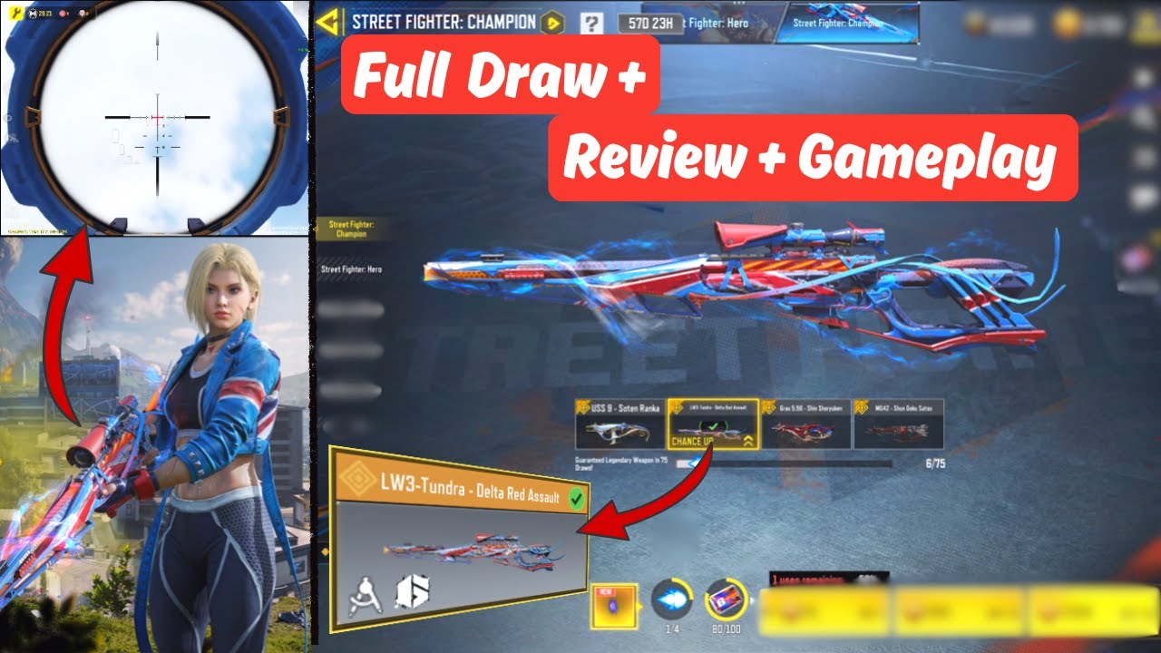 *New* LEGENDARY LW3-TUNDRA - Delta Red Assault | DRAW + REVIEW + GAMEPLAY | STREET FIGHTER: CHAMPION