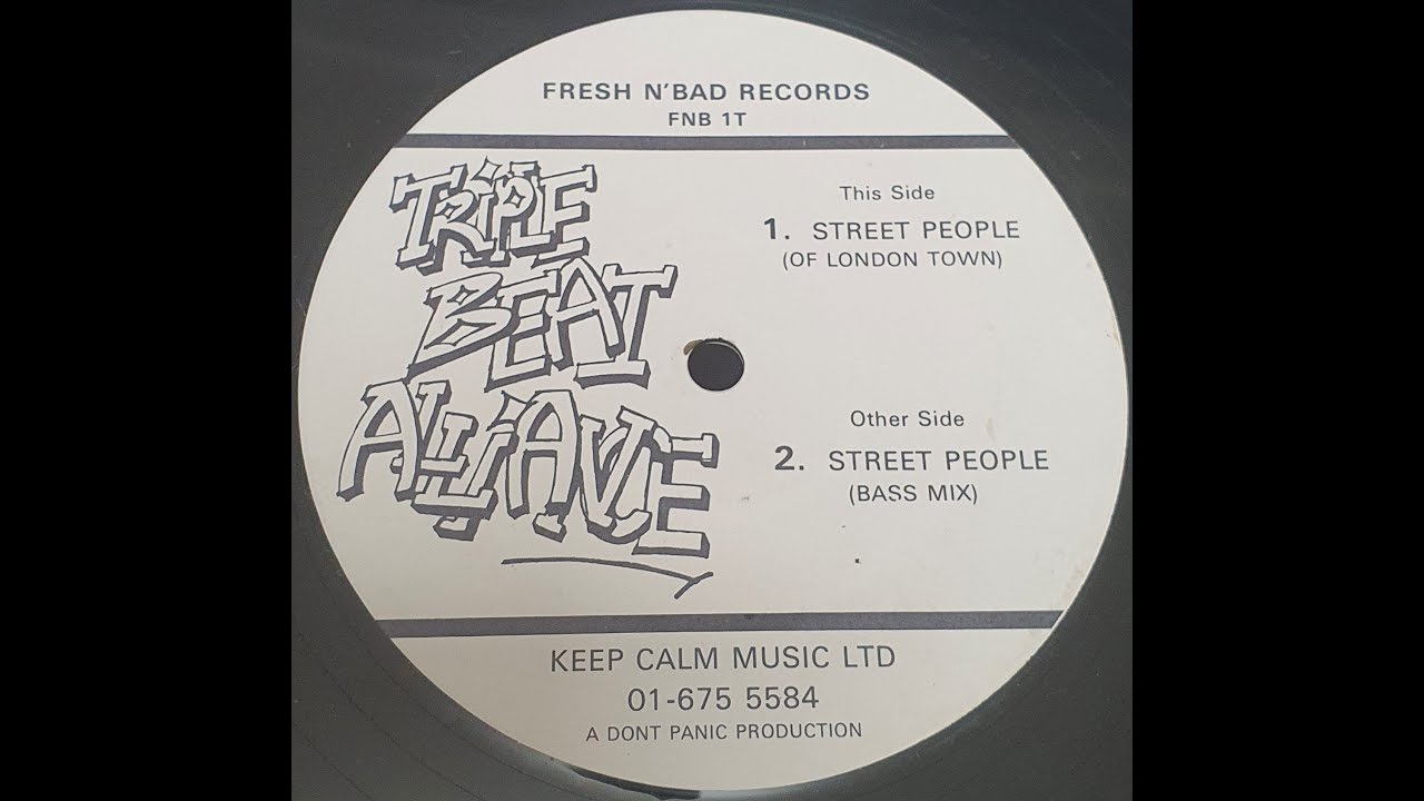 Triple Beat Alliance &ndash; Street People (Of London Town) , 1984?
