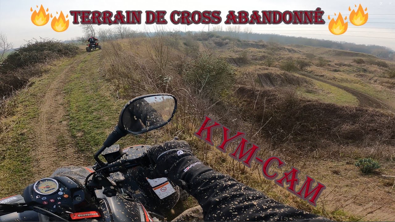 On part rouler sur un terrain de cross abandonné, c'est le feu🔥🔥(Kymco Maxxer 300)