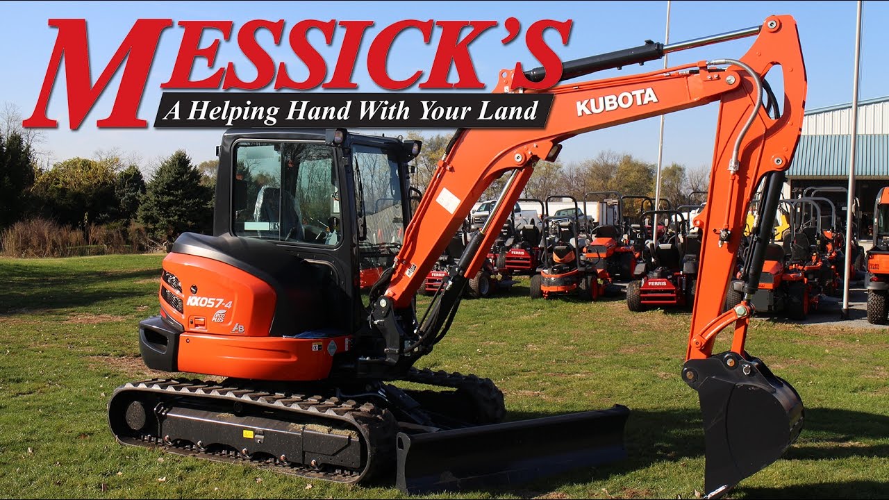 Kubota KX057-4 Excavator Overview & Operation | Messick's
