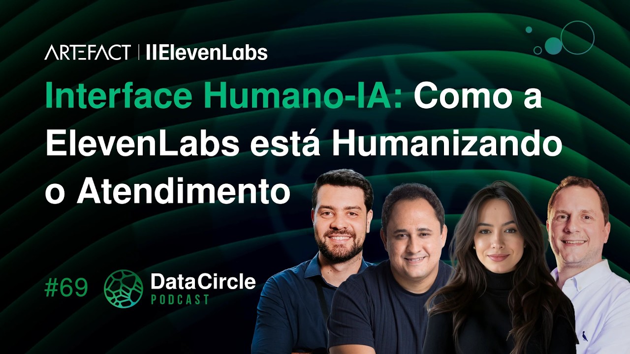 Interface Humano-IA: Como a ElevenLabs está Humanizando o Atendimento | Data Circle Podcast #69