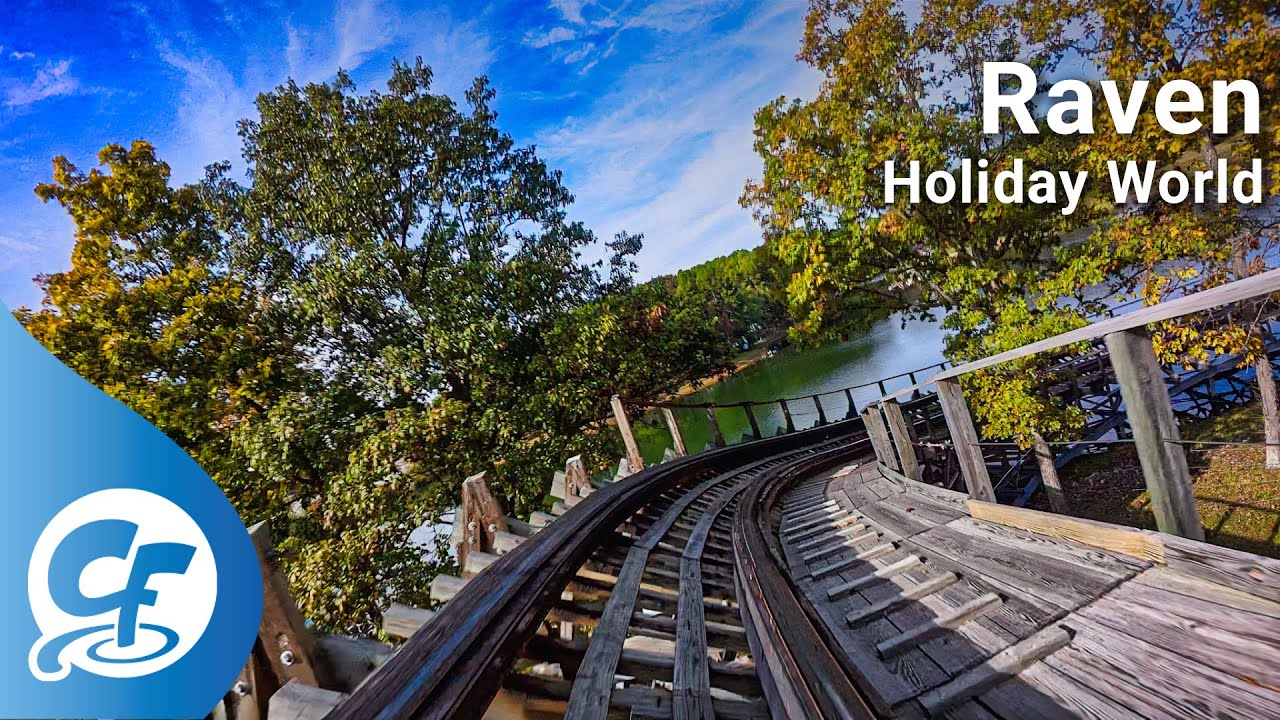 Raven front seat on-ride 4K POV Holiday World