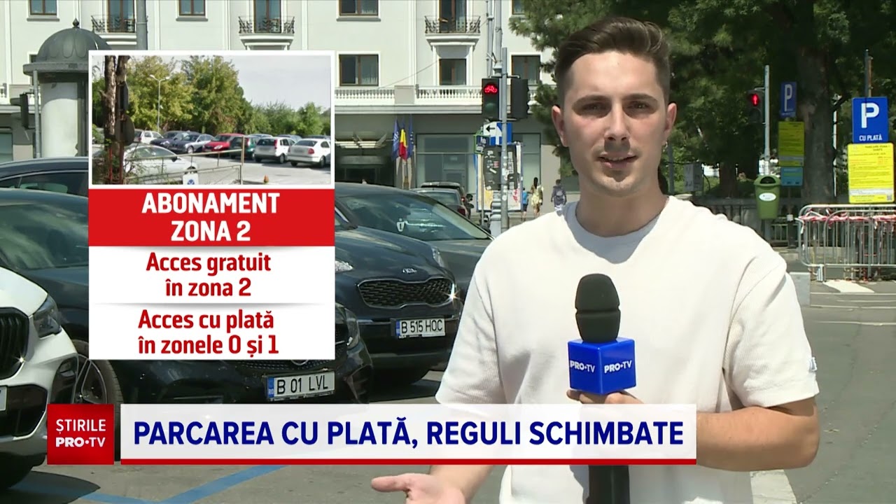 Parcările din București vor fi împărțite în trei zone cu tarife diferite. În centru va fi 10 lei/ora