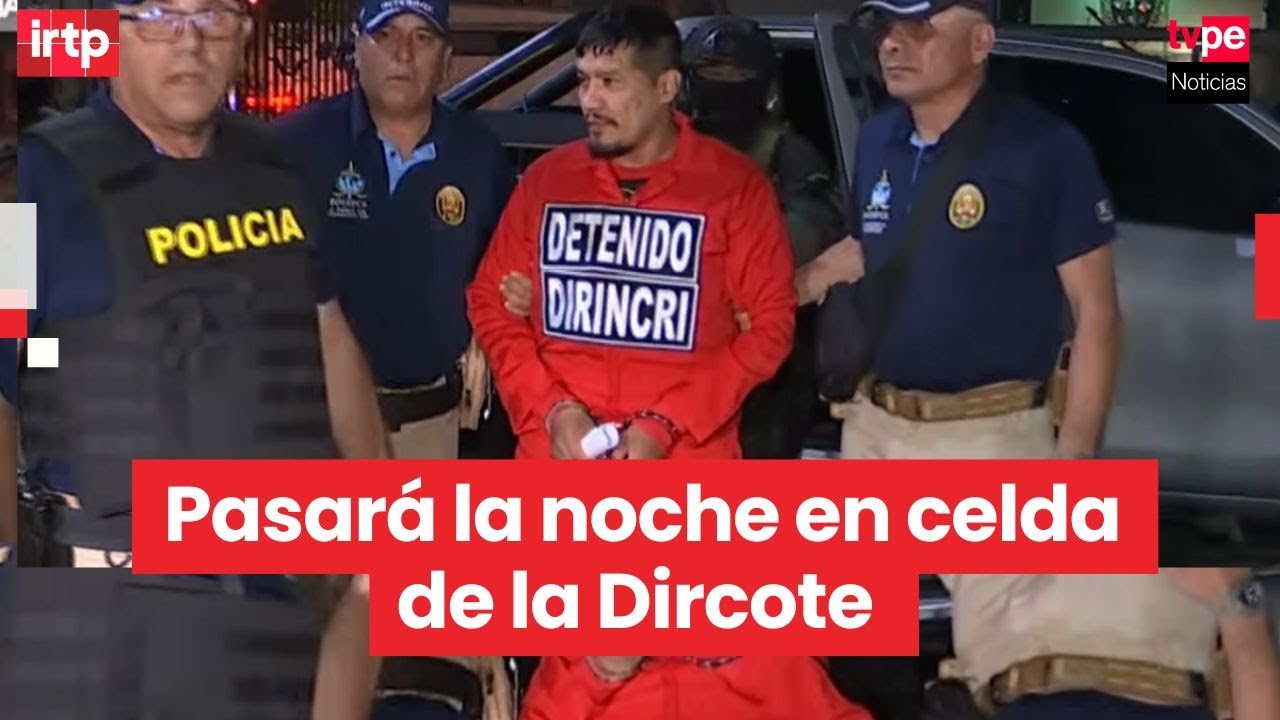 El Monstruo pasará la noche en celda de la Dircote