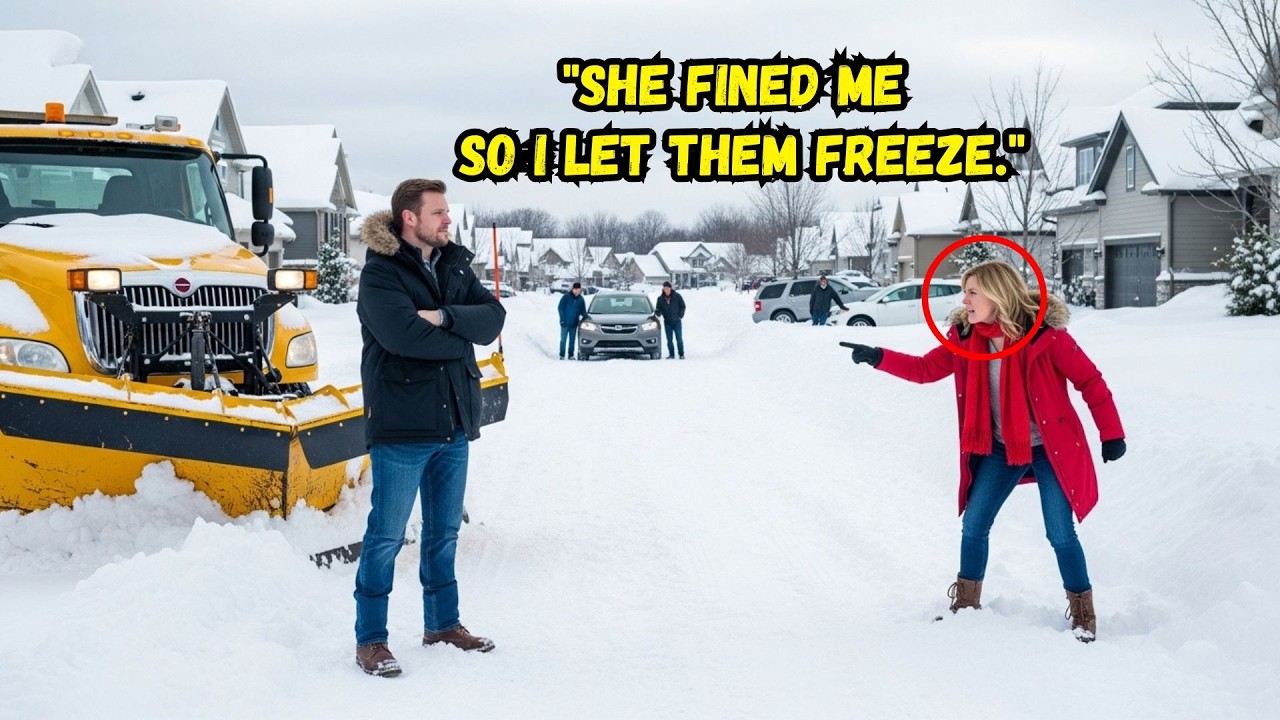 HOA Fined Me Over Snow Tracks — I Parked the Plow and Their Only Road Disappeared