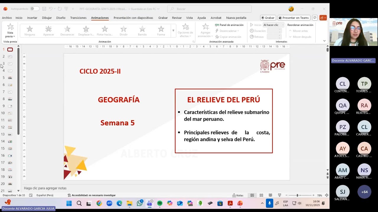 Geografía /Cívica - Semana 05 - Pre San Marcos Ciclo 2025-II (Nuevo Ciclo)