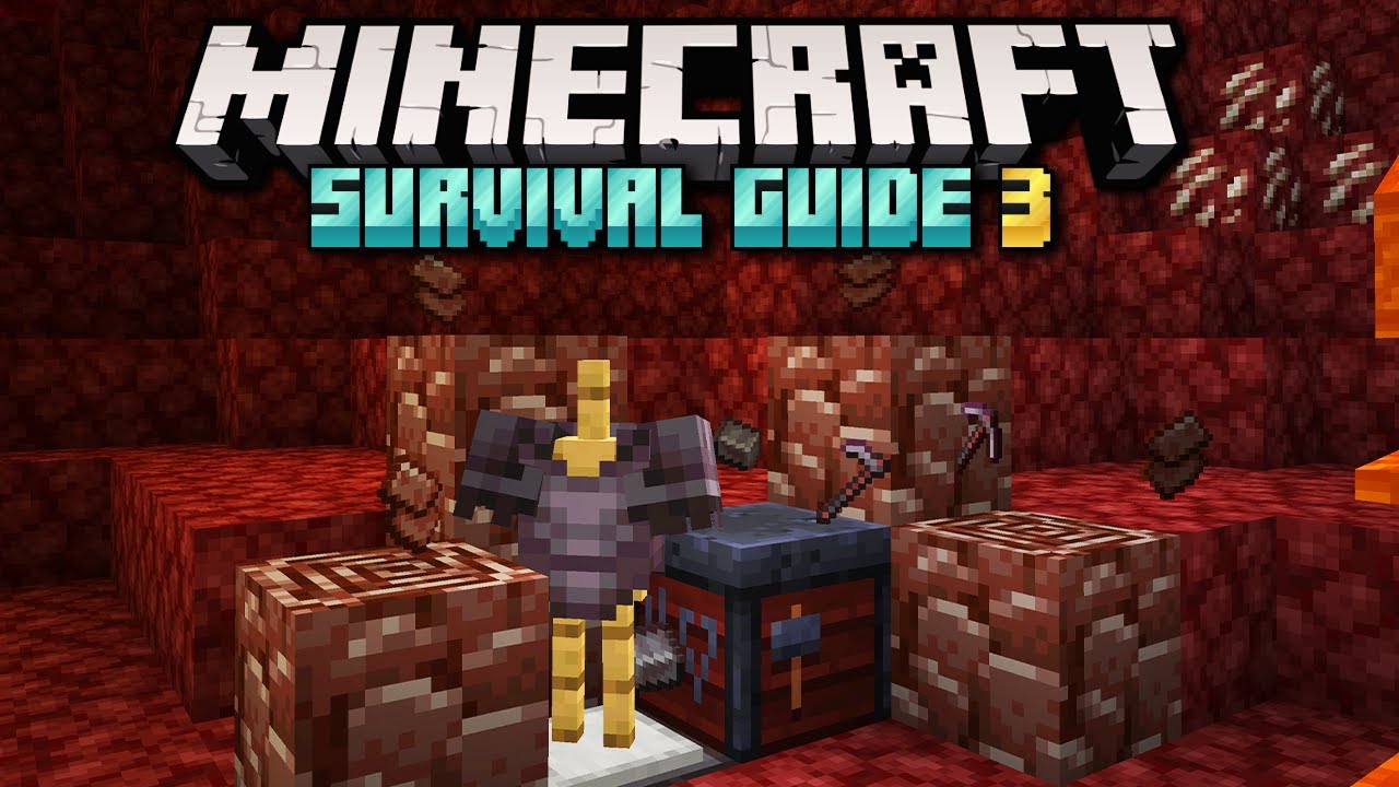 Улучшения Незерита и Древний Обломок! ▫ Руководство по выживанию в Minecraft S3 ▫ Обучающее видео...