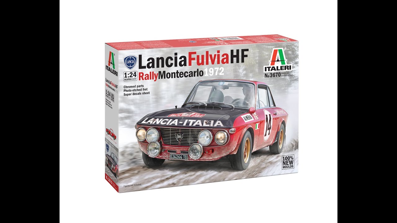 Lancia Fulvia HF Rally 1:24 scale (kit 3670)