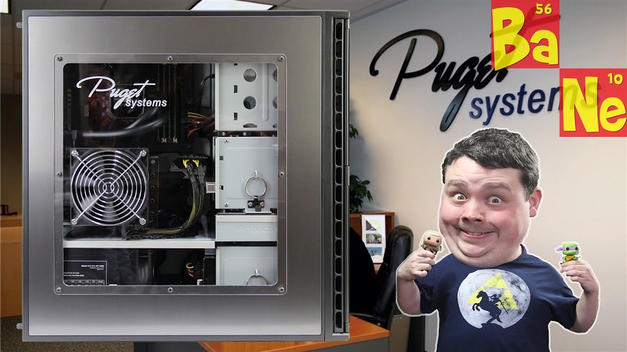 Visiting Puget Systems Custom PC Builder w/ Fractal Josh - @Barnacules