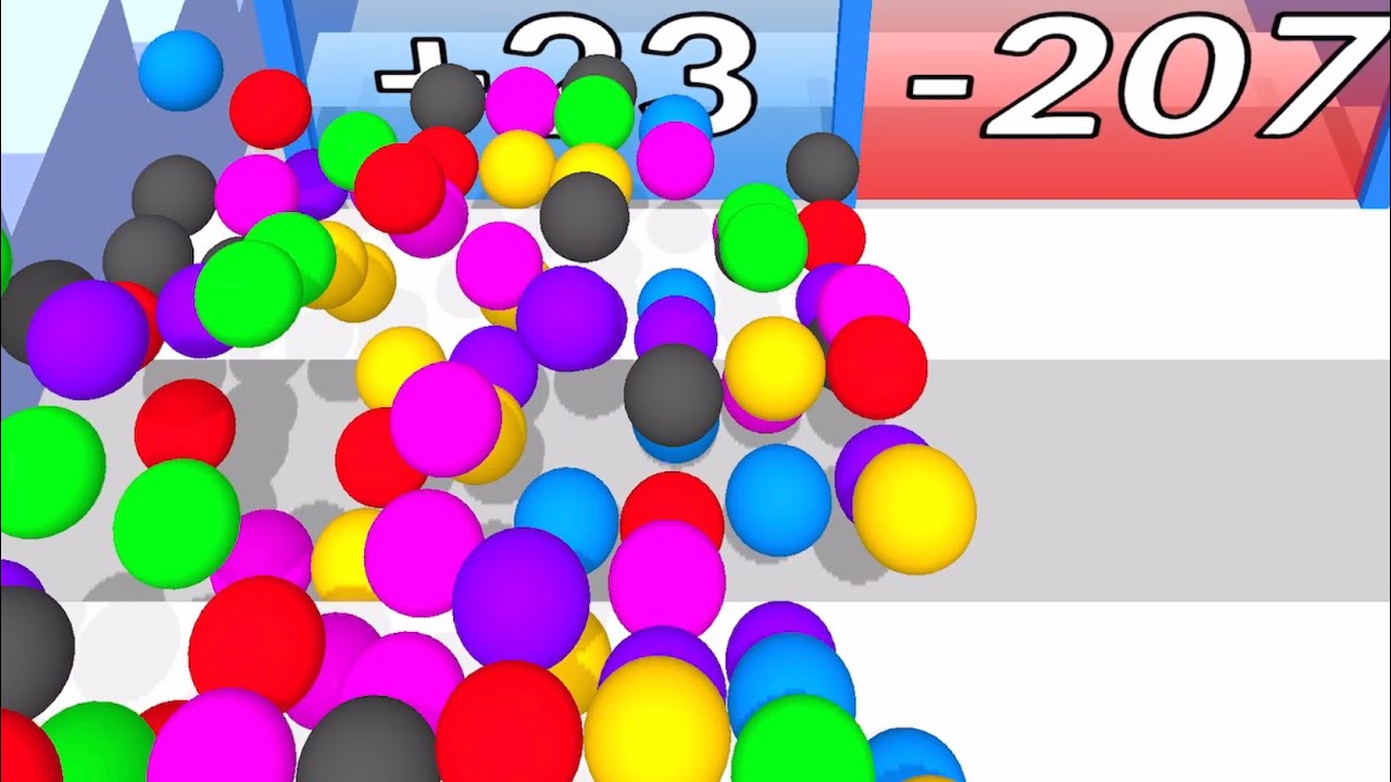 Balls On Stairs 🔴🔵🟡 MAX LEVELS All Levels Gameplay Walkthrough Android, iOS BIG UPDATE!!!