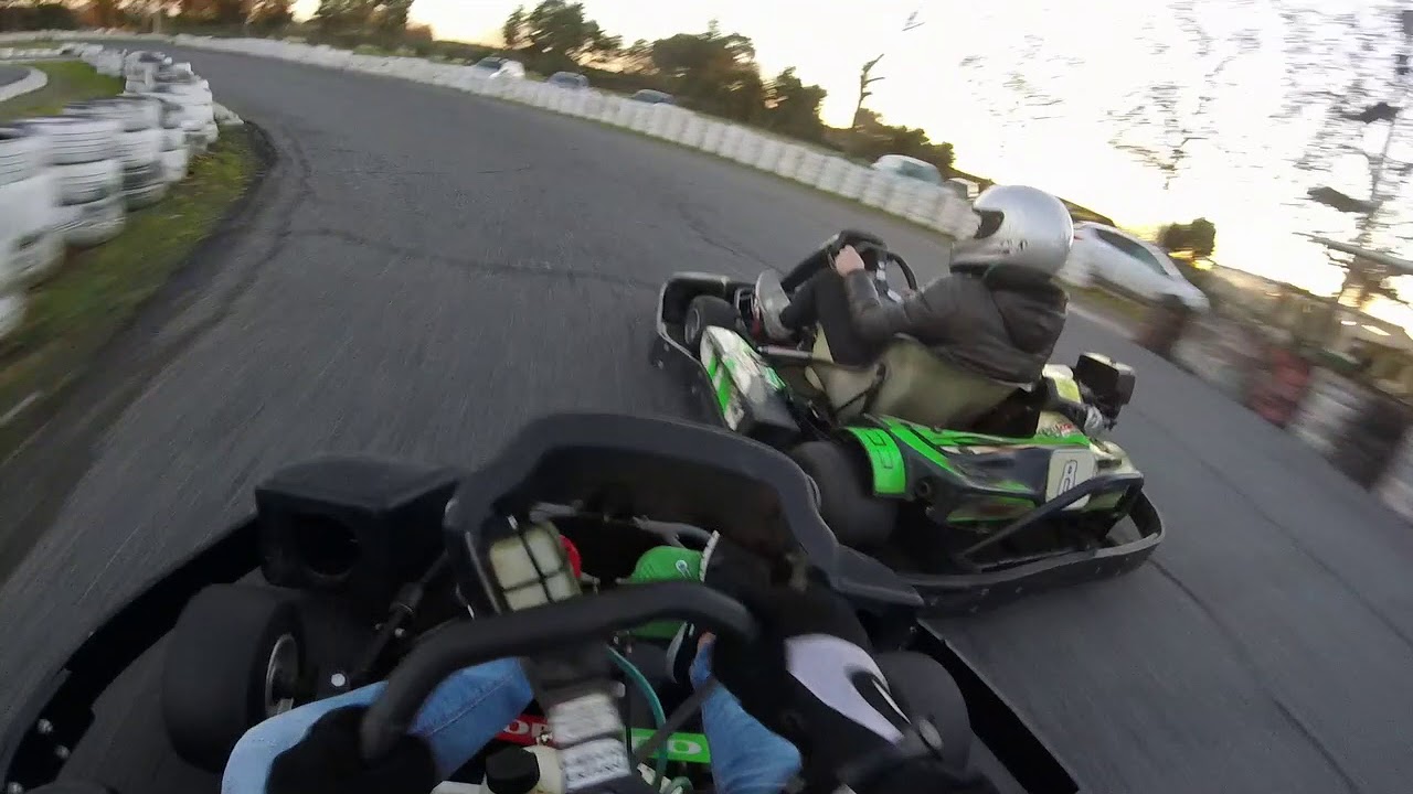 GoPro Go Kart T.T Racing Roma Torricola. Incidenti e traversi