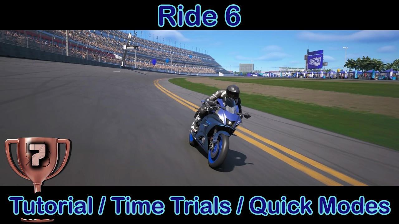 Ride 6 (PS5) – Platinum Guide – Part 1  - Tutorial / Time Trials / Quick Modes