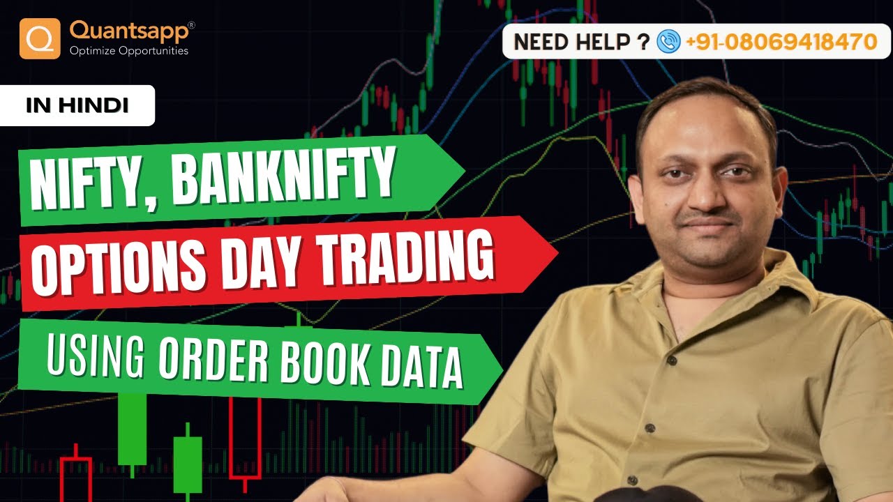 Nifty, BankNifty Options Day Trading using Order Book Data