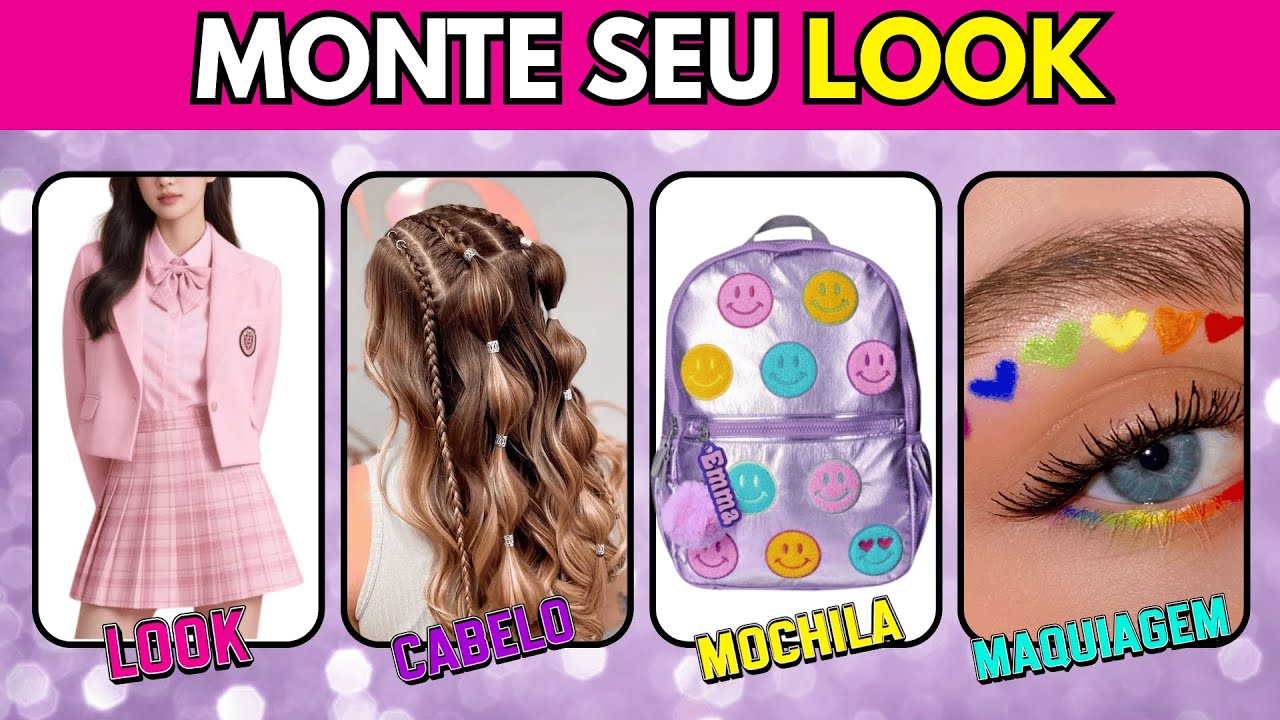 🎒💄 MONTE SEU LOOK VOLTA ÀS AULAS 2026 - Monte Seu Material Escolar dos Sonhos ✨