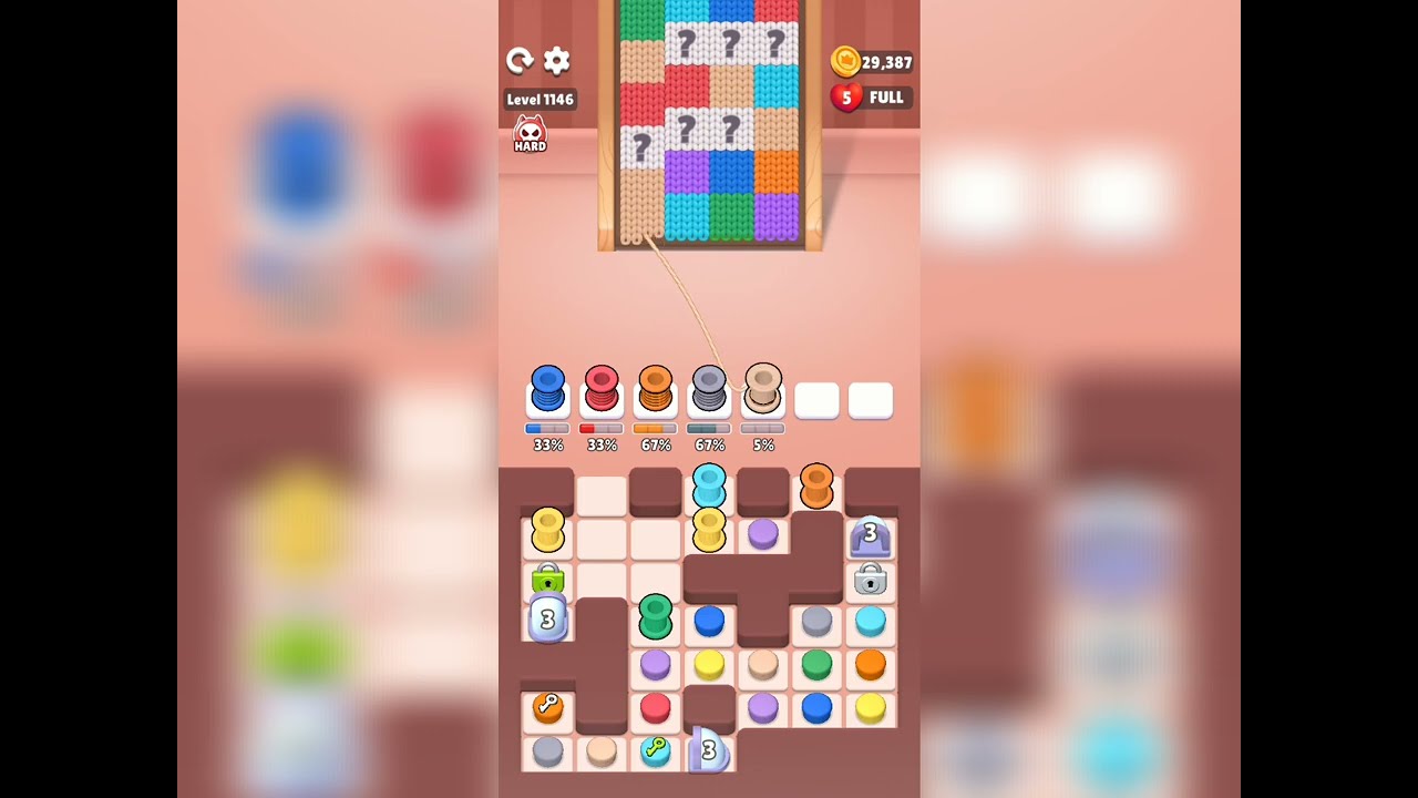 Color Knitzy Level 1146 Hard Walkthrough Solution 