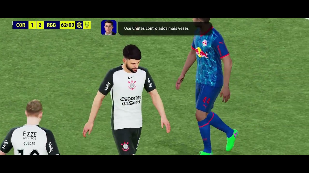 Jogo contra o red Bull bragantino 